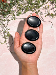 Obsidian Worry Stone