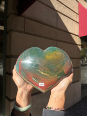 11.6 lbs. XL Sea Jasper Heart - 444