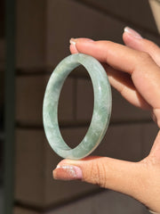 Jade Bangle (A) - 60mm