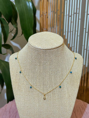 Apatite North Star Charm Necklace