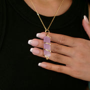 Double Terminated Amethyst Pendant
