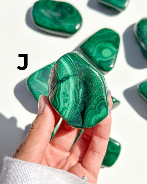 Malachite Polished Freeforms (your pick)