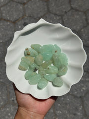 Prehnite Tumbles (Namibia)