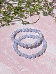 Blue Lace Agate Bracelet (CALM)