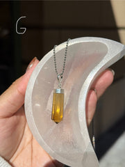 Natural Citrine Pendants 925 Sterling Silver (you pick)