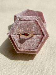 Garnet “Evil Eye” Ring