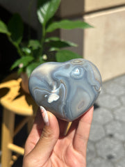 Banded Agate Heart - 28