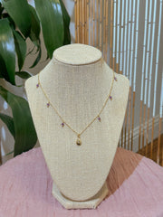 Amethyst North Star Charm Necklace