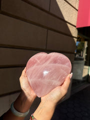 7 lbs. XL Rose Quartz Heart - 333