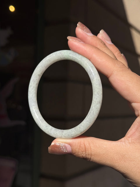 Thin Jade Bangle (D) - 59.7mm
