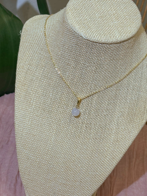 Blue Chalcedony Essence Necklace
