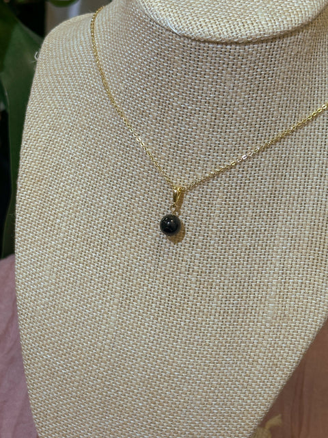 Black Tourmaline Essence Necklace