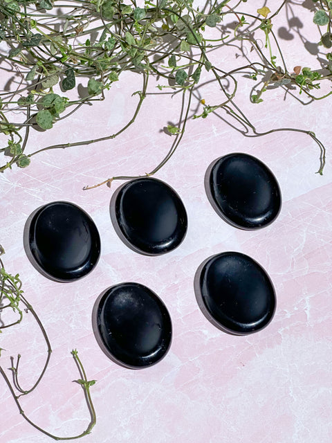 Obsidian Worry Stone