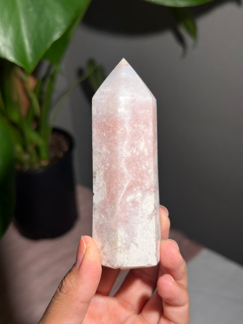 Pastel Flower Agate Tower - 26