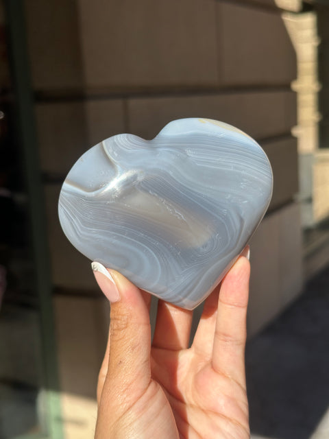 Orca Agate Heart - 37