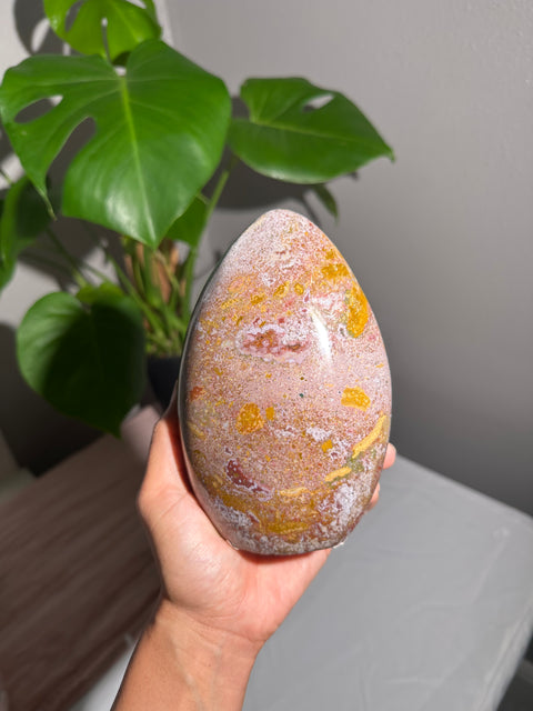 Strawberry Mauve Sea Jasper Freeform - 89