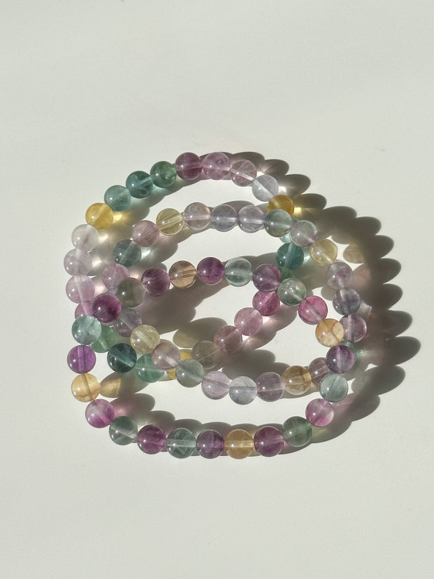 Rainbow Fluorite Bracelet (FOCUS)