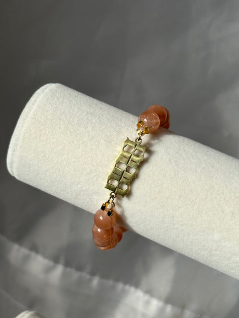 Sunstone Angel Number Bracelet