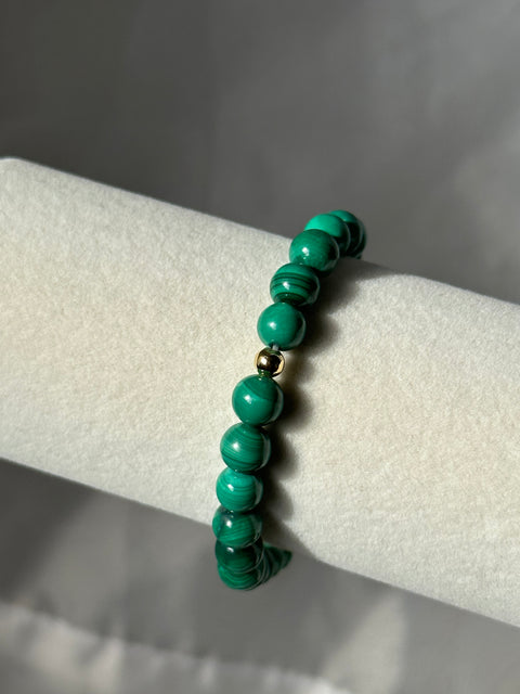 Malachite Angel Number Bracelet