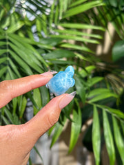 Top Quality Larimar Turtle - (E)