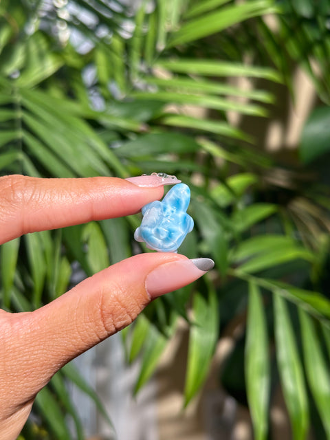 Top Quality Larimar Turtle - (I)