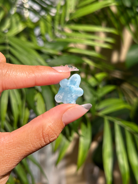 Top Quality Larimar Turtle - (I)