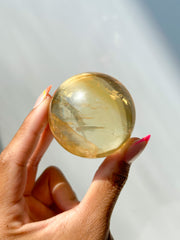 Honey Calcite Sphere - (AC)