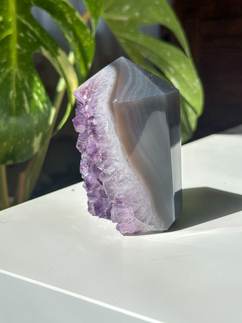 Amethyst Geode Tower - (C)