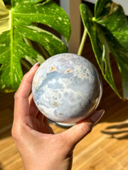 Flower Agate Sphere - (G)