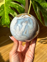 Flower Agate Sphere - (H)