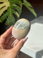 Sea Jasper Palm Stone - 18N