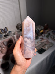 Jelly Flower Agate Tower - 59