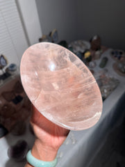 Gemmy Rose Quartz Bowl - 105