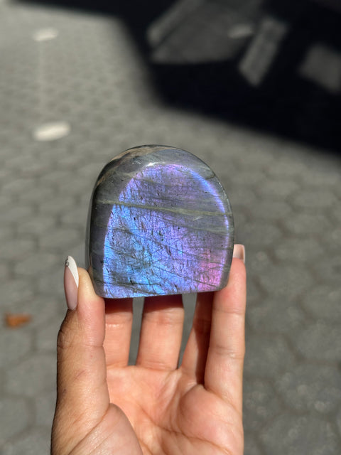 Mermaid Purple & Blue Labradorite Freeform - 30