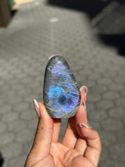 Mermaid Blue & Purple Labradorite Freeform - 19