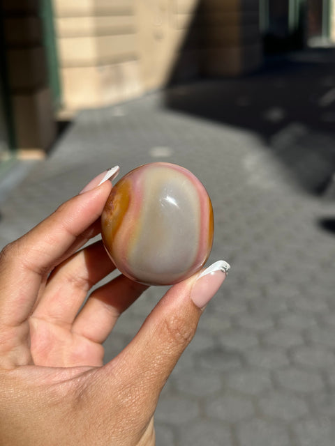 Desert Pastel Polychrome Jasper Palm - 10