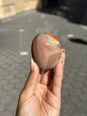 Desert Pink Polychrome Jasper Palm - 13