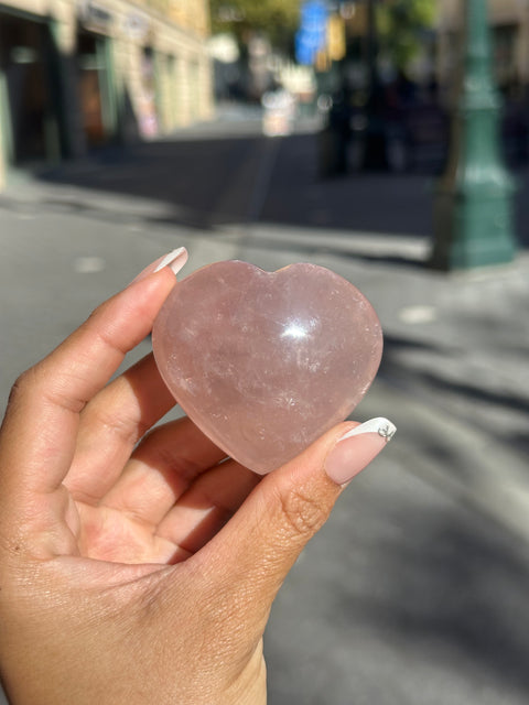 Rose Quartz Heart - 14