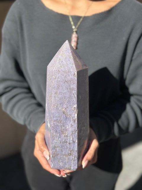 10.6 lb. Lepidolite Tower - 490