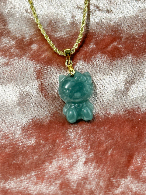 Kitty Jade Necklace