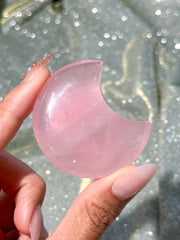 Juicy Rose Quartz Moons