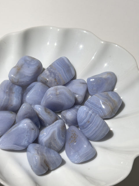 Blue Lace Agate Tumbles