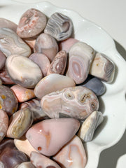 Pink Botswana Agate Tumbles
