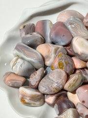 Pink Botswana Agate Tumbles