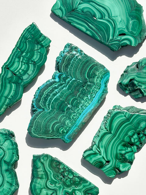 Malachite Slabs (your pick)