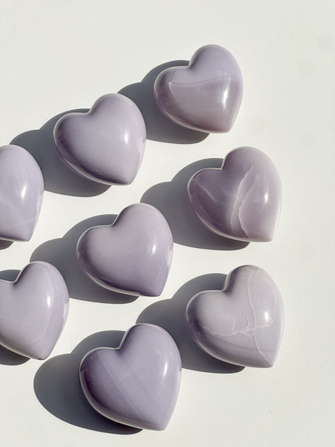 Yttrium Fluorite Puffy Hearts