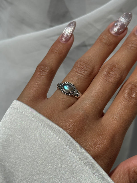 Boho Style Crystal Ring