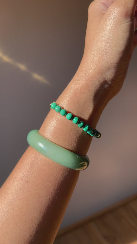 Malachite Angel Number Bracelet