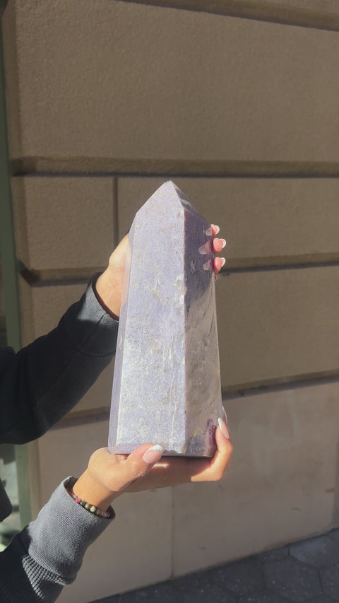 10.6 lb. Lepidolite Tower - 490