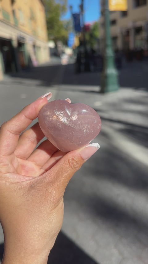 Rose Quartz Heart - 14
